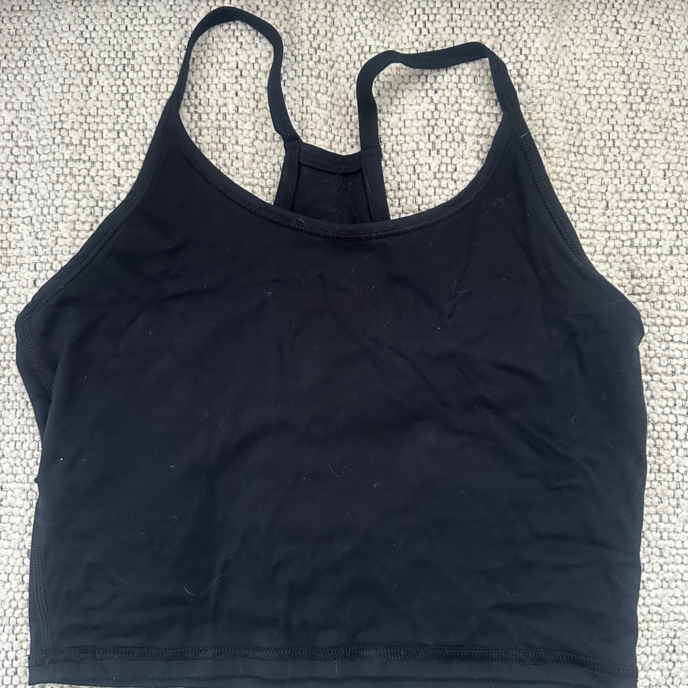 Fleo Black Tank Top
